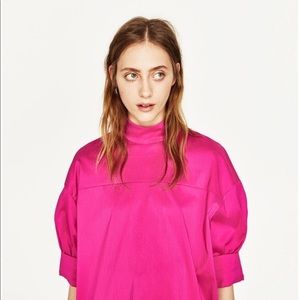 ZARA pink blouse